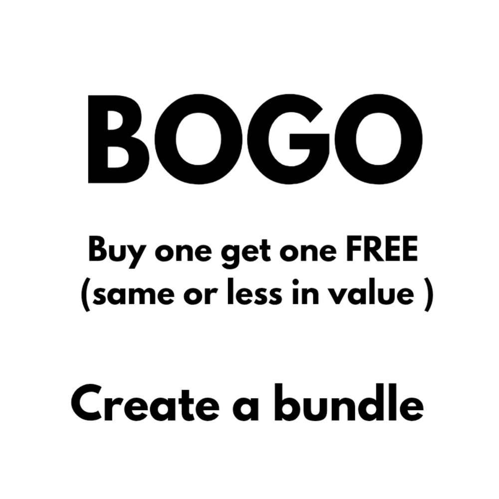 BOGO Offer Sign